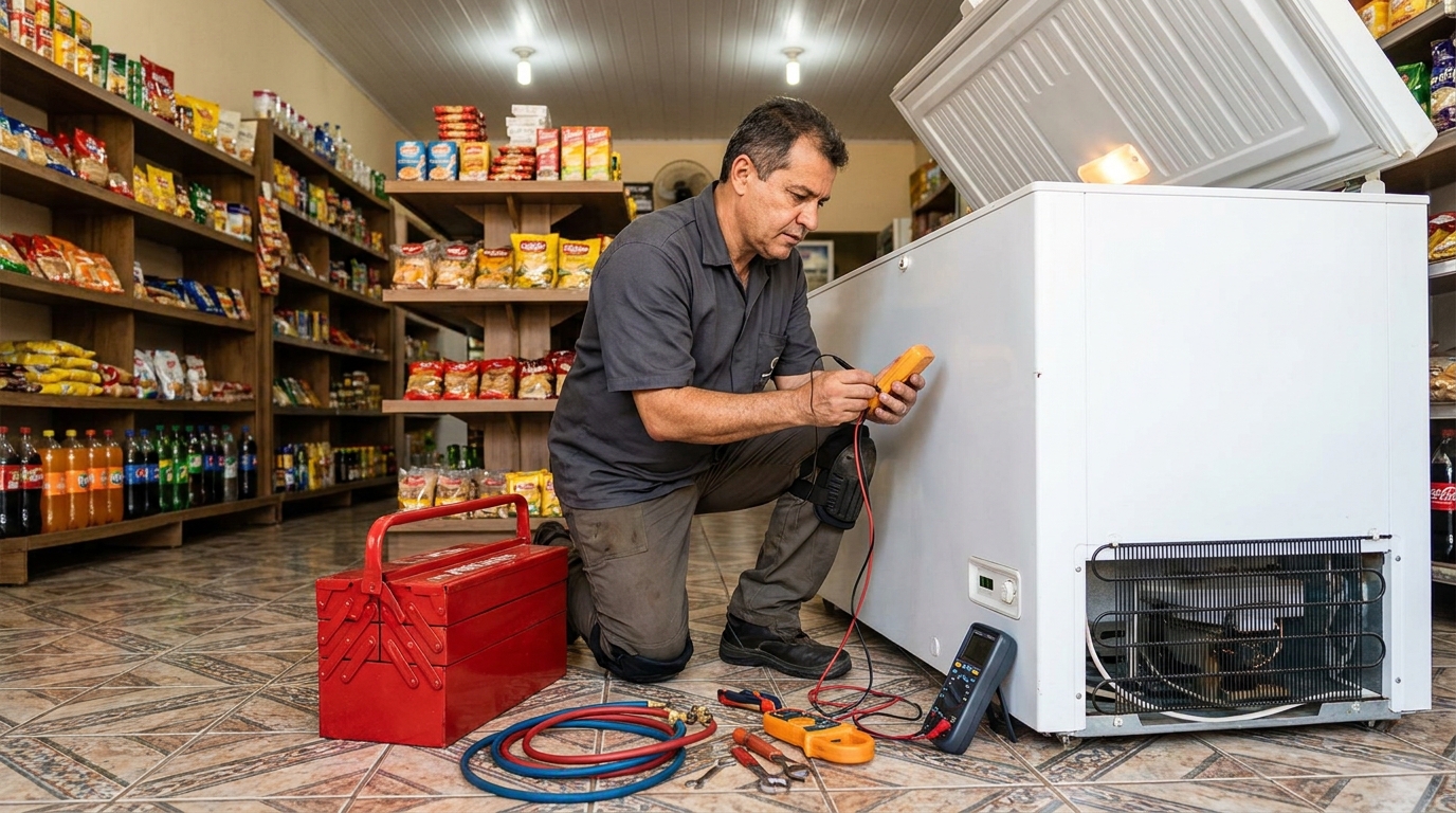 Conserto de Freezer Horizontal